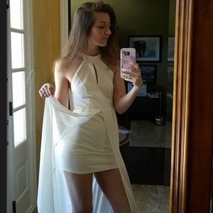 LULUS My Beloved White Lace Maxi Dress | S